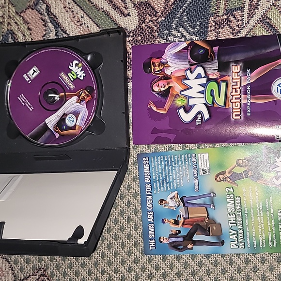 The Sims 2 Night Life PC Game Expansion Pack 2 discs 🕺💃 - Picture 4 of 6